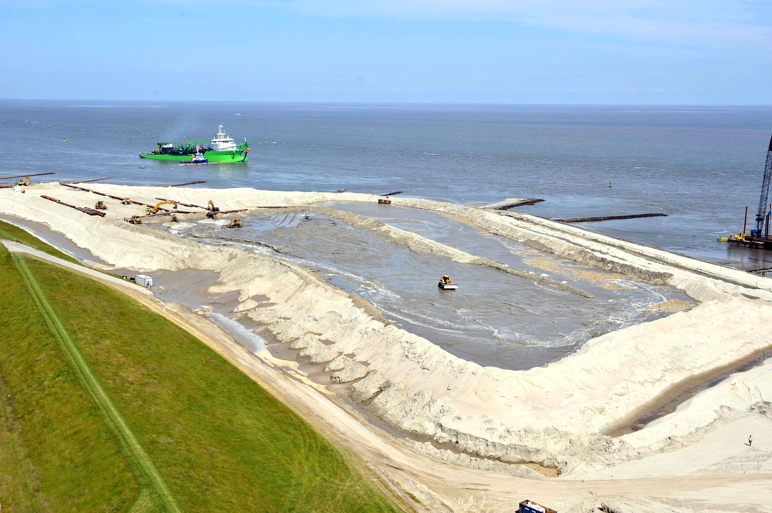 Hydraulic Fill Hydraulic fill is material that is dredged from a